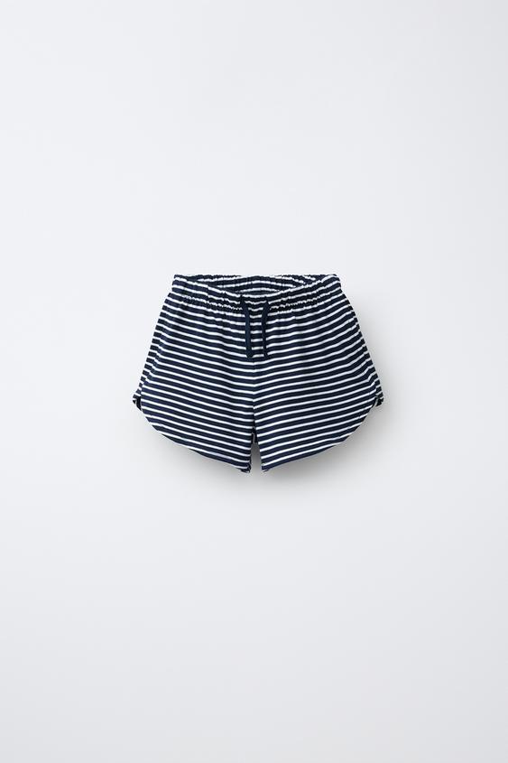 HEAVYWEIGHT STRIPED BERMUDA SHORTS - striped by Zara - Image 0