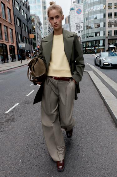 WATER REPELLENT WINDPROOF DOUBLE-BREASTED TRENCH COAT - Khaki by Zara