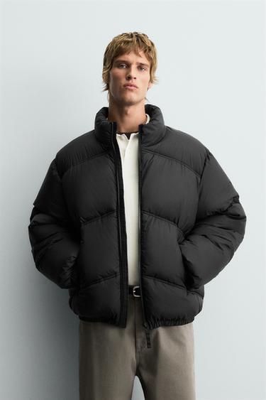 TECHNICAL PUFFER JACKET - Black by Zara