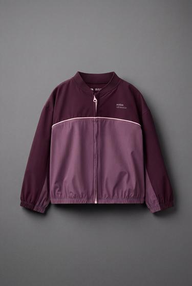 TECHNICAL GYM JACKET - Burgundy by Zara