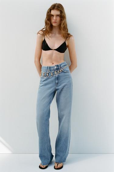 METAL CHAIN BELT - Golden by Zara - Image 0