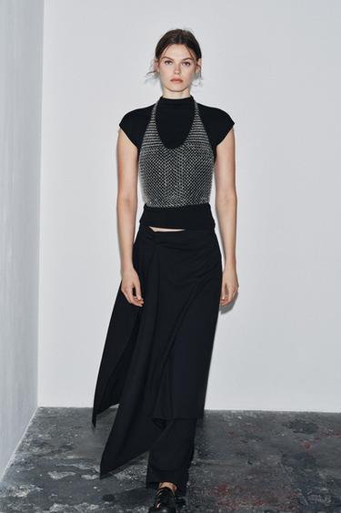 METAL RING TOP - Silver by Zara