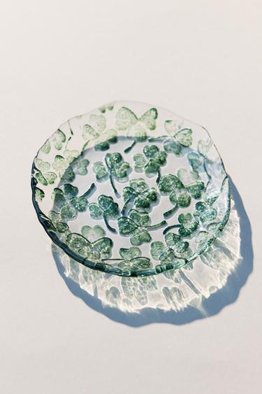 CLOVER SIDE PLATE - Green by Zara