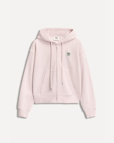 50TH ANNIVERSARY PATCH HOODIE - Pastel pink by Zara