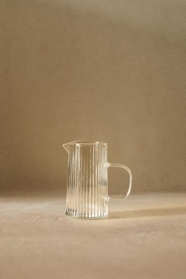 RAISED BOROSILICATE MILK JUG -  by Zara