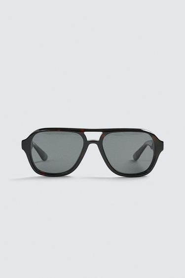 OVAL SUNGLASSES - Tortoiseshell by Zara