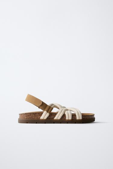 ROPE SANDALS - Brown by Zara - Image 0