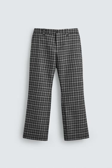 CHECK SUIT TROUSERS HARRY LAMBERT FOR ZARA X DISNEY - Grey by Zara