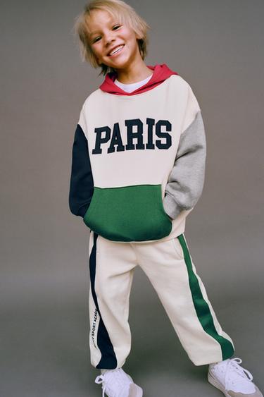 VARSITY SWEATSHIRT AND JOGGERS TOTAL LOOK - 854 by Zara