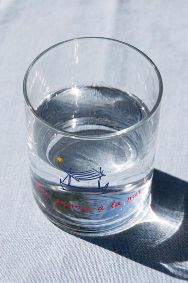 SUMMER GLASS TUMBLER | DIEGO NINE - Blue by Zara
