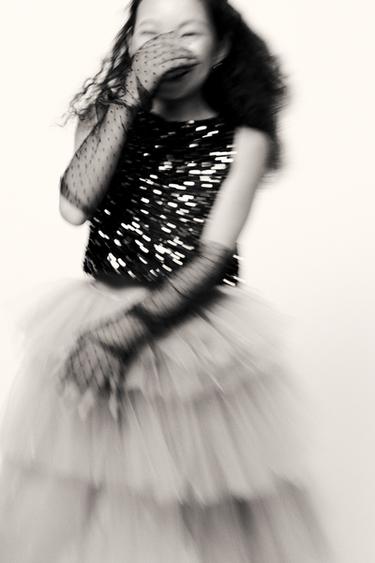 SEQUINNED TOP - Pink by Zara