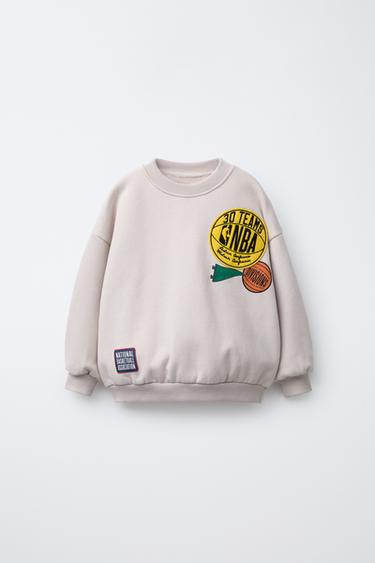 NBA - MULTI TEAMS PATCH SWEATSHIRT - Light beige by Zara