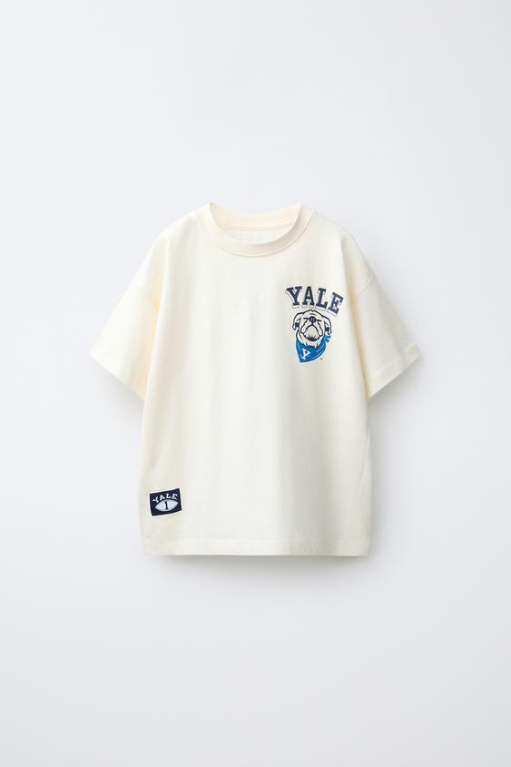 YALE UNIVERSITY™ PRINT T-SHIRT - White by Zara - Image 0