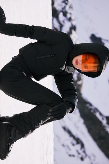 JUMPSUIT WATER RESISTANT AND WIND PROTECTION RECCO® TECHNOLOGY SKI COLLECTION - Black by Zara