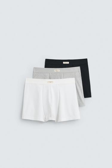 SOFT BOXERS 3-PACK - various by Zara