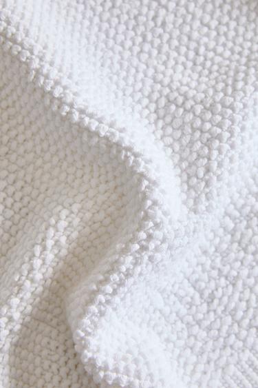 COTTON BATH MAT - White by Zara