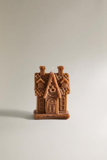 SALTED CARAMEL SCENTED HOUSE CANDLE - Cream by Zara