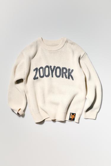 ZOO YORK® X ZARA KNIT JUMPER - Ecru by Zara