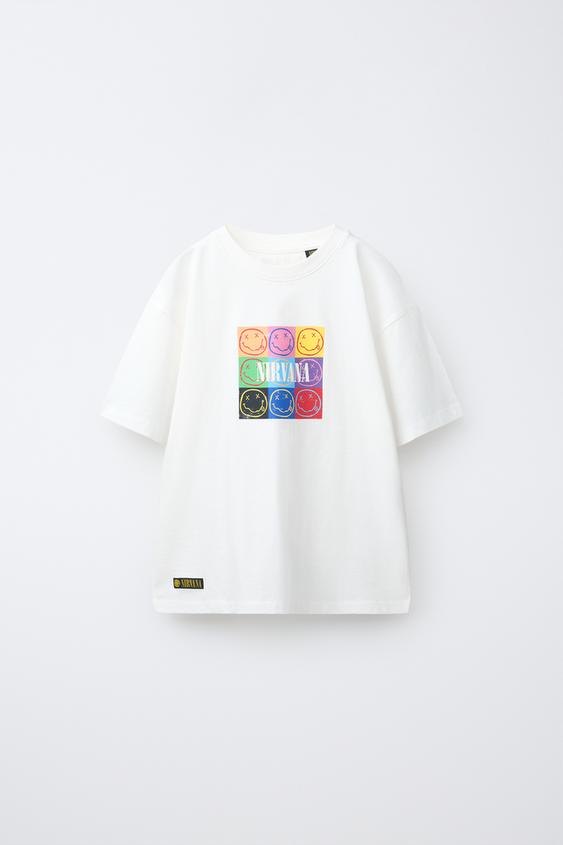 NIRVANA ® PRINTED T-SHIRT - Ecru by Zara - Image 0
