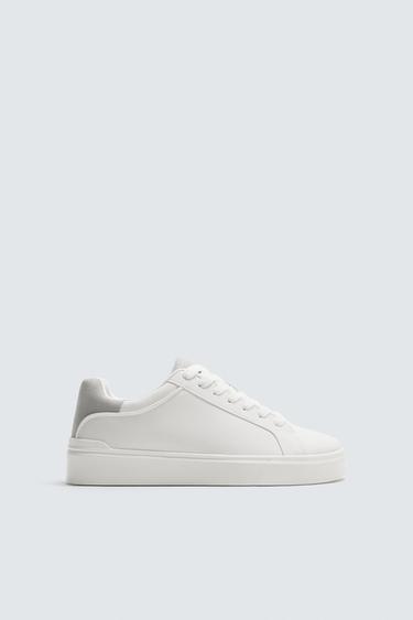 HEEL DETAIL TRAINERS - Grey by Zara