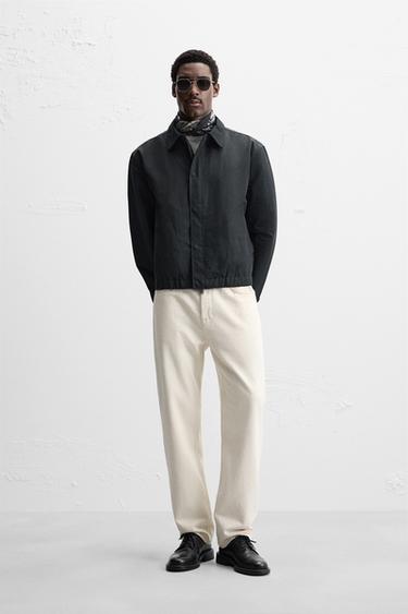 REGULAR FIT WATER-REPELLENT JACKET - Blue by Zara - Image 0
