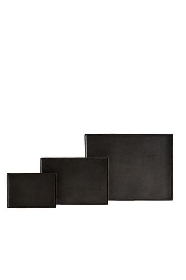 DECORATIVE METAL TRAY - Black by Zara