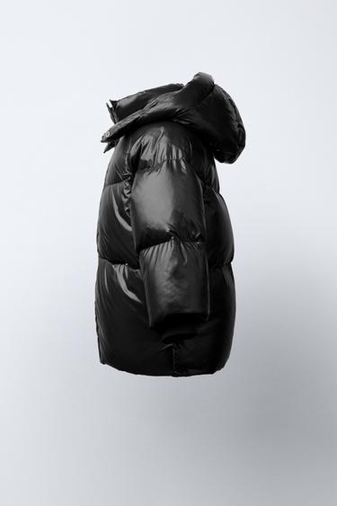 WATER-REPELLENT AND WIND-RESISTANT DOWN PUFFER JACKET - Black by Zara