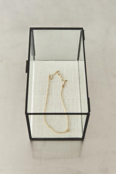 JEWELLERY BOX WITH BLACK METAL BORDER - Black by Zara