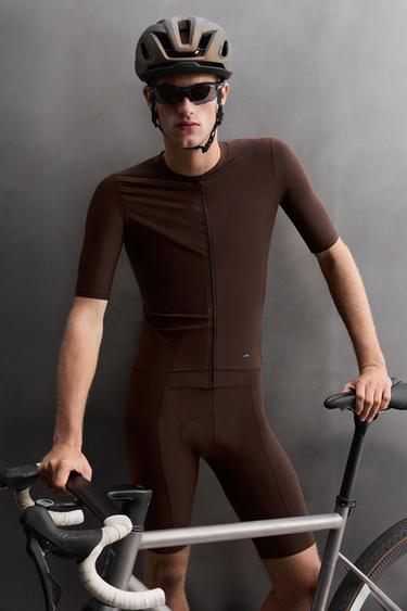 CYCLING JERSEY - Brown by Zara