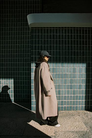 SOFT OVERSIZED COAT - Beige by Zara