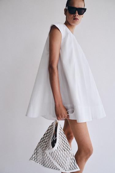 ZW COLLECTION SHORT DRESS - White by Zara