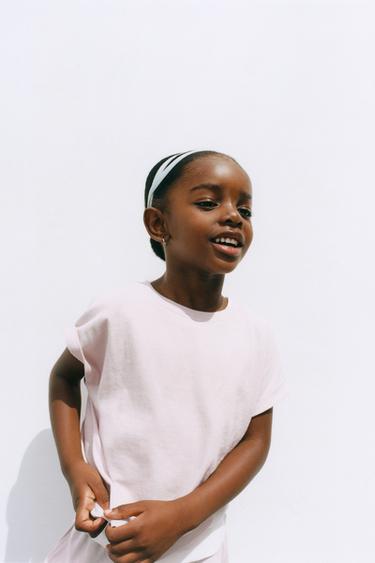PLAIN T-SHIRT - Light pink by Zara