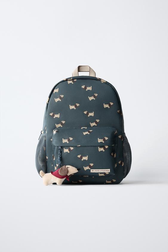 PUPPY PRINT BACKPACK - Blue by Zara - Image 0