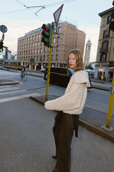 BOUCLÉ JACKET - Ecru by Zara