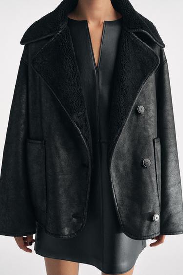 ZW COLLECTION DOUBLE-FACED JACKET - Black by Zara