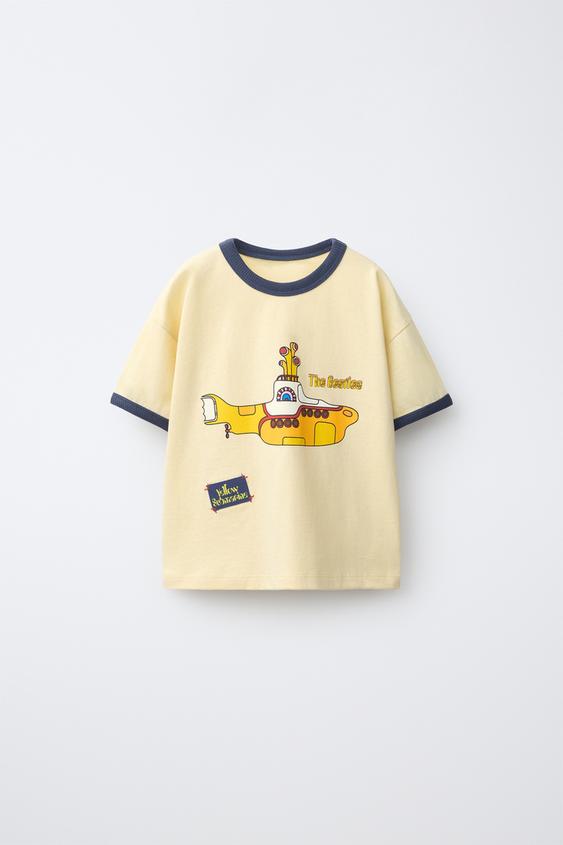 THE BEATLES™ YELLOW SUBMARINE PRINT T-SHIRT - Light yellow by Zara - Image 0