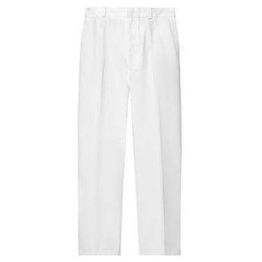OVERSIZED FIT CHINO TROUSERS - White by Zara