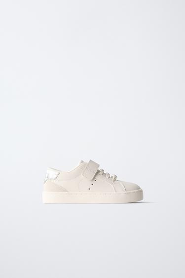 PEARL SNEAKERS - White by Zara