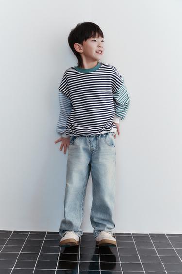 MULTICOLOURED STRIPED SWEATSHIRT - Multicoloured by Zara