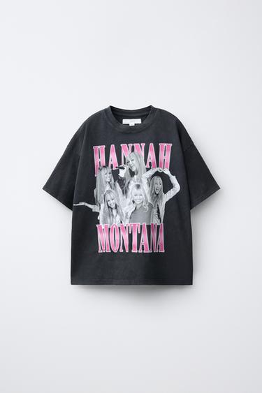 HANNAH MONTANA © DISNEY FADED T-SHIRT - Anthracite grey by Zara