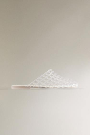 JELLY MULE SLIPPERS - White by Zara