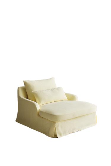 LOVESEAT 01 LINEN COVER - Light yellow by Zara
