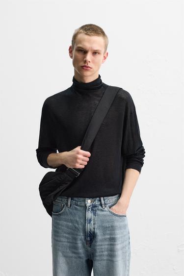 LIMITED EDITION WOOL & SILK SWEATER - Black by Zara