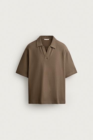 OTTOMAN RELAXED FIT POLO SHIRT - Khaki by Zara