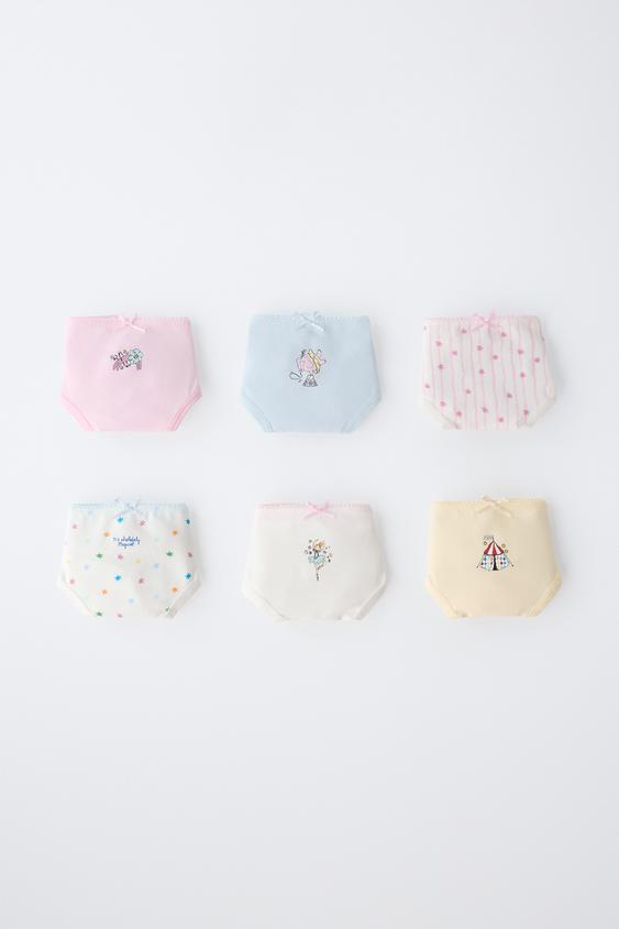 1 1/2-6 YEARS/ SIX-PACK OF CIRCUS BRIEFS - Multicoloured by Zara - Image 0