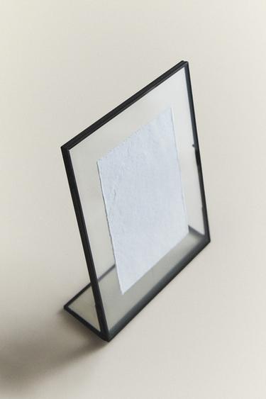 RECTANGULAR STRUCTURE PHOTO FRAME - Black by Zara