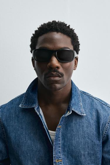 LIMITED EDITION OVAL SUNGLASSES - Black by Zara - Image 0