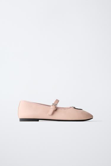 HEART BALLERINAS - Pink by Zara