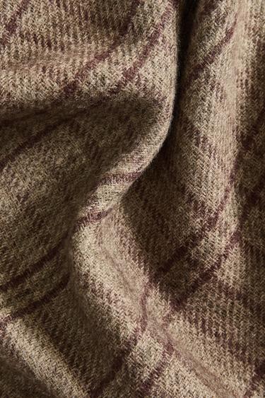 STRIPED THROW - Khaki by Zara