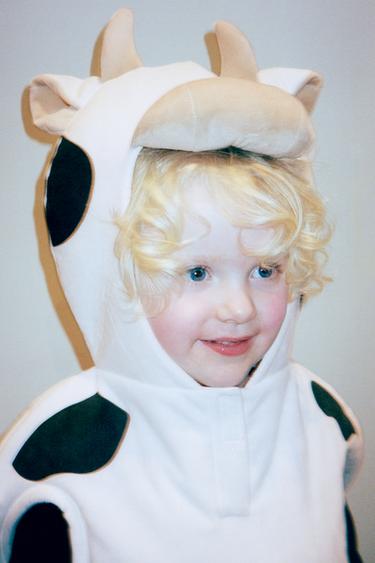 COW COSTUME - Black / White by Zara